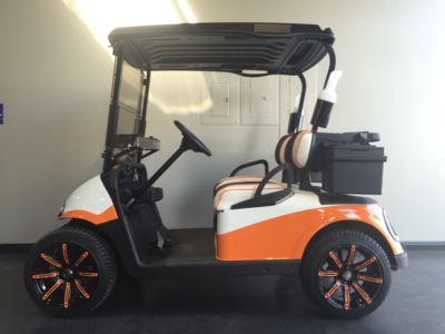 Two Tone Bright White & Orange  