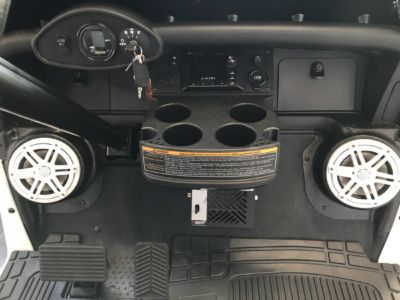 Subwoofer Mounted in the Rear Seat